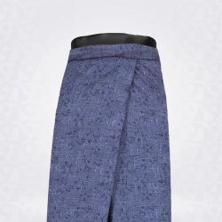 Denim Lungi-Dusk Mulled Wine Purple Haze Cotton